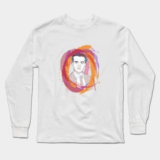 Portrait tribute to Federico García Lorca. Long Sleeve T-Shirt